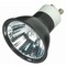 Satco S4184 50W 120V MR16 GU10 Flood Black Back halogen light bulb